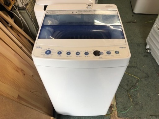 【リサイクルサービス八光】2018年製　ハイアール　5.5㎏全自動洗濯機　JW-C55A W