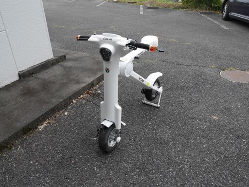 折りたたみ電動バイク　アクセス　Cute-ML（白）走行120km
