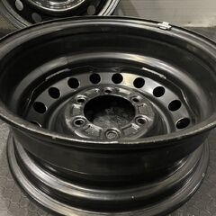 新車外し ダークプライムS トヨタ 200系 ハイエース 純正 スチールホイール 新車外し ダークプライムS トヨタ 200系 ハイエース 純正 スチール