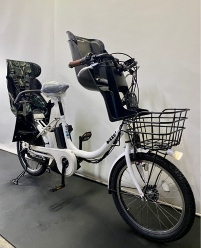 関東全域送料無料　業界最長12ヶ月保証付き　ブリヂストン　ビッケ2 20インチ 3人乗り 8.7ah パワフル　白色　電動自転車　電動アシスト自転車