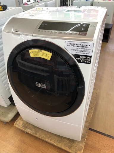 【店頭受け渡し】（８８）HITACHI  ドラム式洗濯乾燥機　BD-TS100EL  洗濯10kg 乾燥6kg  2020年式　中古品