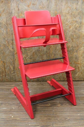 札幌発 STOKKE ストッケ Tripp Trapp トリップトラップ ベビーセット ウォームレッド 椅子 北欧