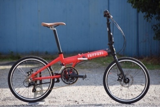 【整備済】フェラーリ折りたたみ自転車GIC SORA 3×9s ディスクブレーキ