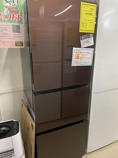 ジモティ来店特価!!! 　冷蔵庫　ハイセンス　HR-G2801BR　2019　　J-0313
