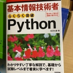基本情報技術者　らくらく突破　Python