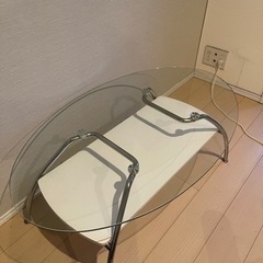 【ニトリ】ガラス天板センターテーブル