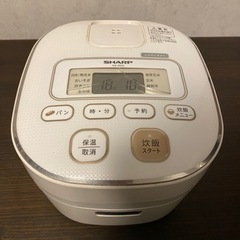 【豊島区】SHARP 炊飯器 3合炊き 取扱説明書付き