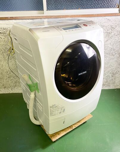 ★訳あり大特価★ TOSHIBA 東芝 マジックドラム ドラム式 洗濯乾燥機 TW-Z96V2ML 左開き 斜型 洗濯 9.0kg 乾燥 6.0kg カビ取り機能 2015年
