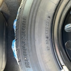 7型ハイエース 新車取外し 夏タイヤ ブリヂストンタイヤ、ホイール