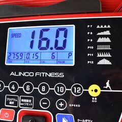 【ヤ取終了3/22】≪zy921≫動OK 美品 ALINCO/アルインコ ALFITS ランニングマシン/ルームランナー 16ｋｍ/ｈ AFR1119A 2022年 50218-05
