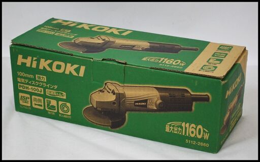 未使用 HiKOKI PDH-100J 100mm 電気ディスクグラインダ 100V