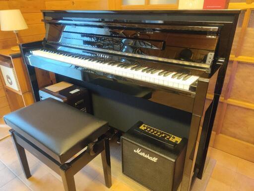美品 YAMAHA ヤマハ 電子ピアノ CLP-585PE Clavinova 最上位モデル 少々難あり アップライト クラビノーバ