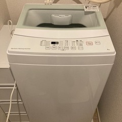 洗濯機　白　6キロ