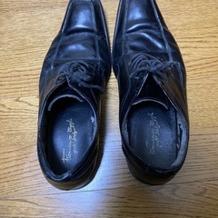 黒　革靴　24.5cm EEE