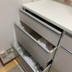 ニトリーキッチンボード120cm幅, 白