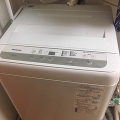 【ネット決済】Panasonic 洗濯機　5kg 2021年【2...