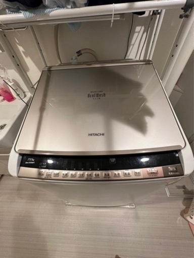 【値下げしました】HITACHI 洗濯機(BW-D70WV)2016年製※配達可