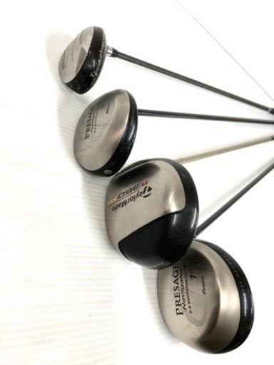 SOLD OUT！◆Mizuno ミズノ PRESAGE Navigator 他◆ゴルフクラブ 全13本 セット＋ Munsing wear バッグ＋付属品多数