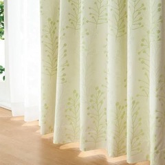 遮光1級カーテン ニトリ 緑色 グリーン 