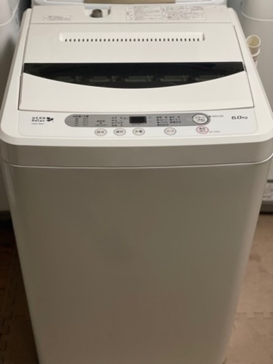送料・設置込み　洗濯機　6kg ヤマダ　2017年