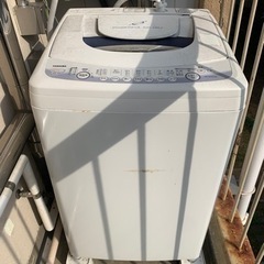 洗濯機　東芝　2007年式