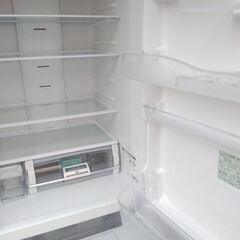 日立 3ドア冷蔵庫 真空チルド R-K380GV 375L ライトブラウン17年製