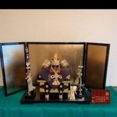 飾兜 屏風 弓太刀 五月人形 箱付き