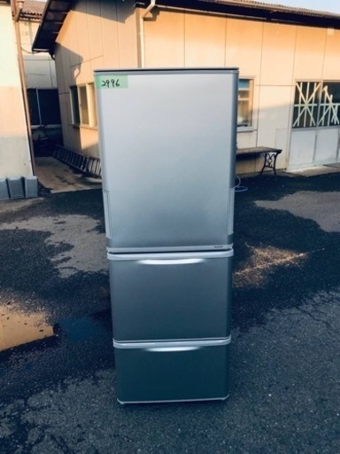 ①2996番 シャープ✨冷凍冷蔵庫✨SJ-W351D-S‼️