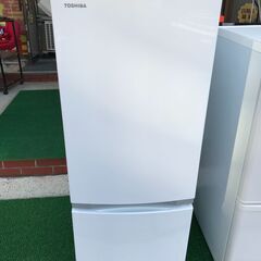 東芝 ノンフロン冷凍冷蔵庫 GR-M15BS(W) 2018年製...