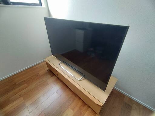 【終了】50V型テレビ SONY Bravia + 欧州風テレビ台 (120cm幅)セット