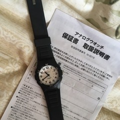 【取引完了】3ヶ月前に購入したシチズンQ&Q腕時計