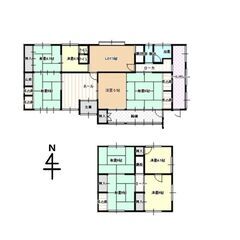 部屋数の多い戸建9LＤＫ！駐車場2台！グループホーム事業用に！ペット可！ - 揖斐郡