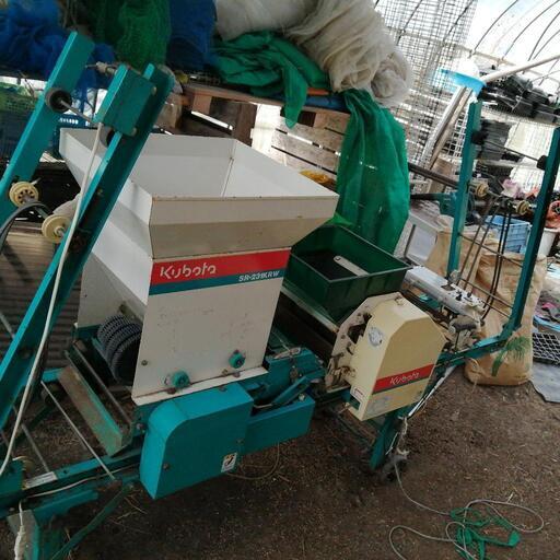 種籾　播種機