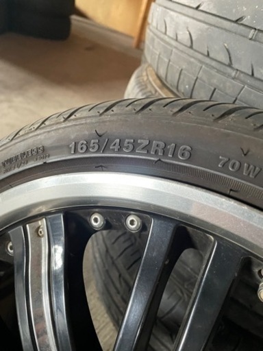 5.5J×16off+45 165/45ZR16 4本セット 【公式通販】