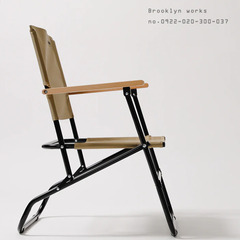 BROOKLYN WORKS　FIELD CHAIR　フィールドチェア　２脚セット　色：ベージュ