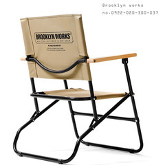 BROOKLYN WORKS　FIELD CHAIR　フィールドチェア　２脚セット　色：ベージュ