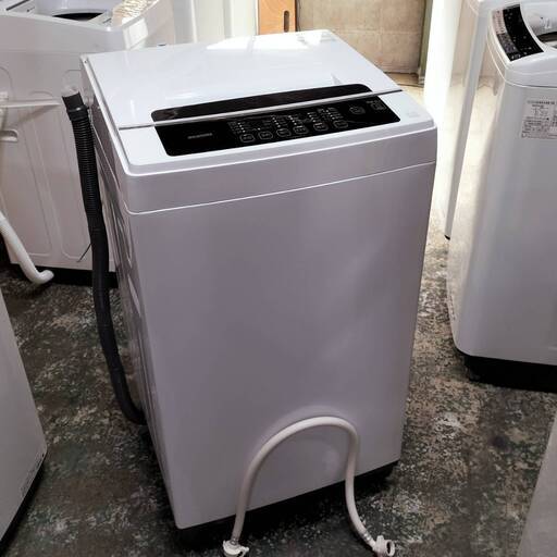 アイリスオーヤマ 全自動洗濯機 IAW-T602E 6.0kg 2021年製 ●BA03G006