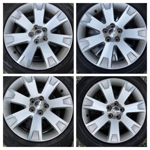デリカD:5純正ホイール 225/55R18 タイヤ 4本セット thebrewbarn.com.au