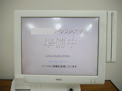 【ヤ取】≪U144ジ-➁≫ 通電OK NEC/エヌイーシー POSレジ/キャッシュドロワ/ICカードリーダー PWPX321W02/EW-90608E3U6H-2/PW-CT11-01 現状品
