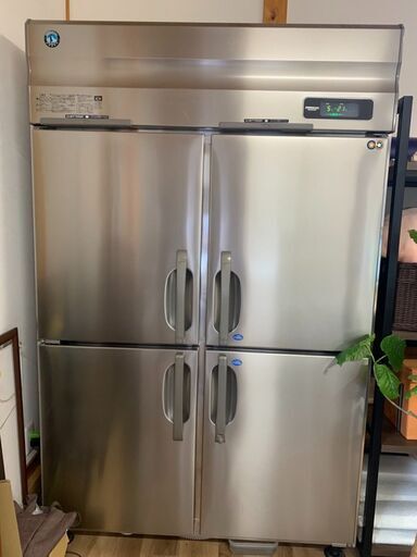 フラワーオブライフ 美品 2019年製 ホシザキ 4ドア冷蔵庫 HR-150A 店舗