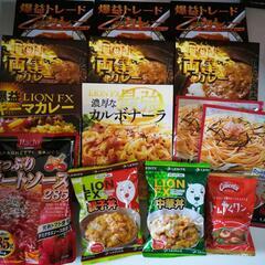 食品セットE レトルトカレー、パスタソース他