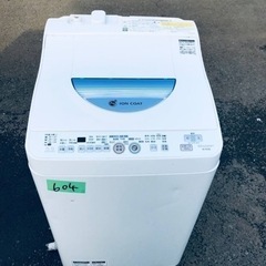604番 シャープ✨電気洗濯乾燥機✨ES-TG55L-A‼️