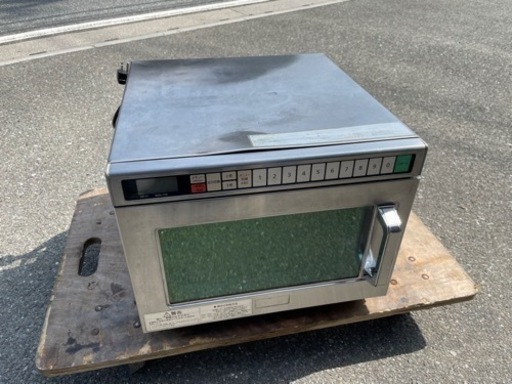 ☆中古品 ホシザキ業務用電子レンジ HMN-18C形 2017年 単相200V 動作問題なし 厨房 ☆