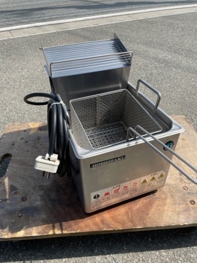 ■美品 中古品 ホシザキ業務用電気フライヤー FL-8TB 2020年 単相200V 動作問題なし■
