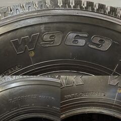 BS BRIDGESTONE W969 7.50R16LT 12PR 16インチ ライトトラック用 スタッドレス 6本 バリ溝　(MTT50)クレジットカード QRコード決済可能
