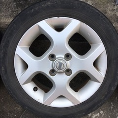 15インチ,ホイール&タイヤ 4本セット　日産キューブキュービック純正