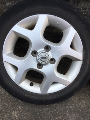 キューブ純正 ホイールセット　タイヤ付き NISAN キューブ純正タイヤホイール