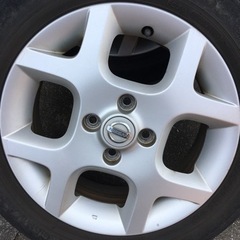 15インチ,ホイール&タイヤ 4本セット　日産キューブキュービック純正