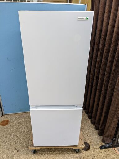 (売約済み)YAMADA/ヤマダ電機　HERBRelax（ハーブリラックス）YRZ-F15E1　ノンフロン冷蔵庫　2ドア冷蔵庫　156L　2019年製