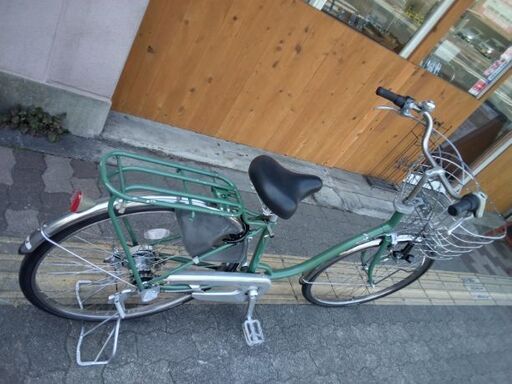 ブリヂストン ママチャリ 自転車 シティ車 アルミーユ263 点灯虫 